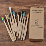 Load image into Gallery viewer, 10-PACK Bamboo Toothbrushes
