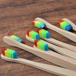 Load image into Gallery viewer, 10-PACK Bamboo Toothbrushes
