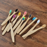 Load image into Gallery viewer, 10-PACK Bamboo Toothbrushes
